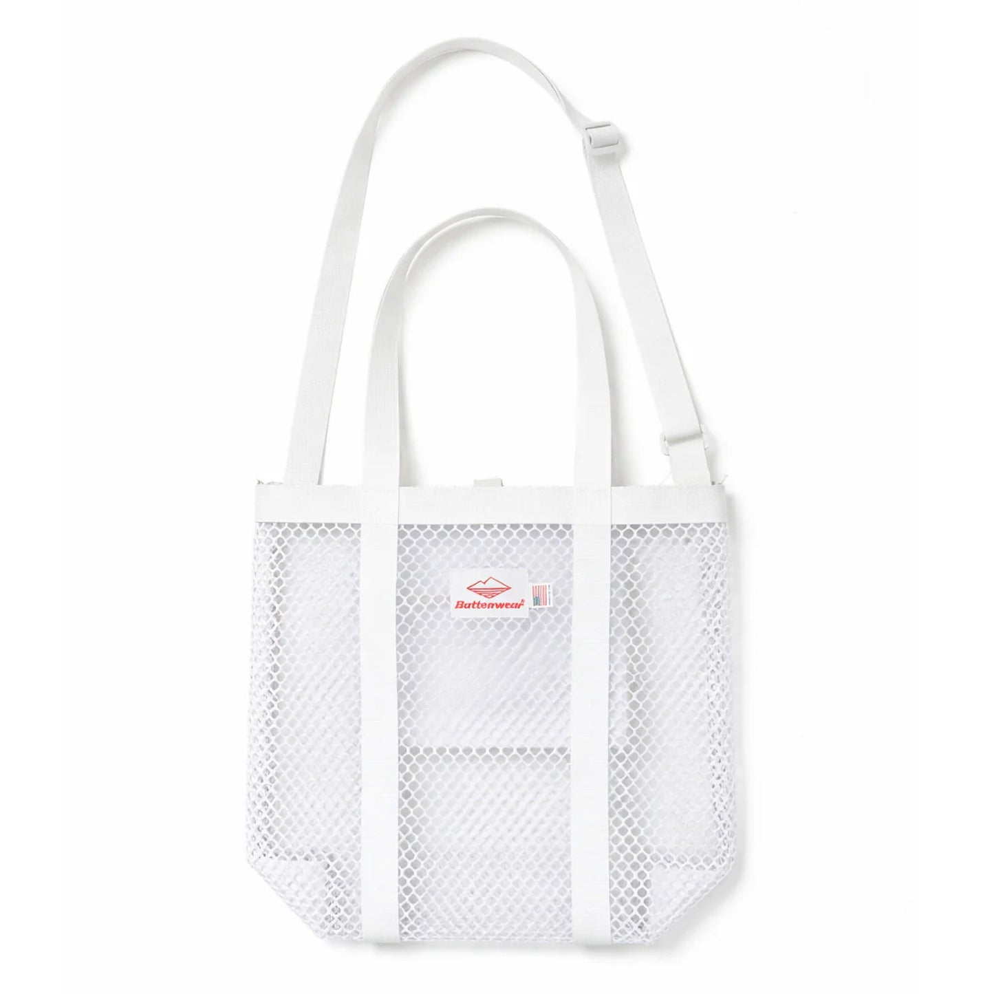 [Battenwear] Mini Mesh tote (White)
