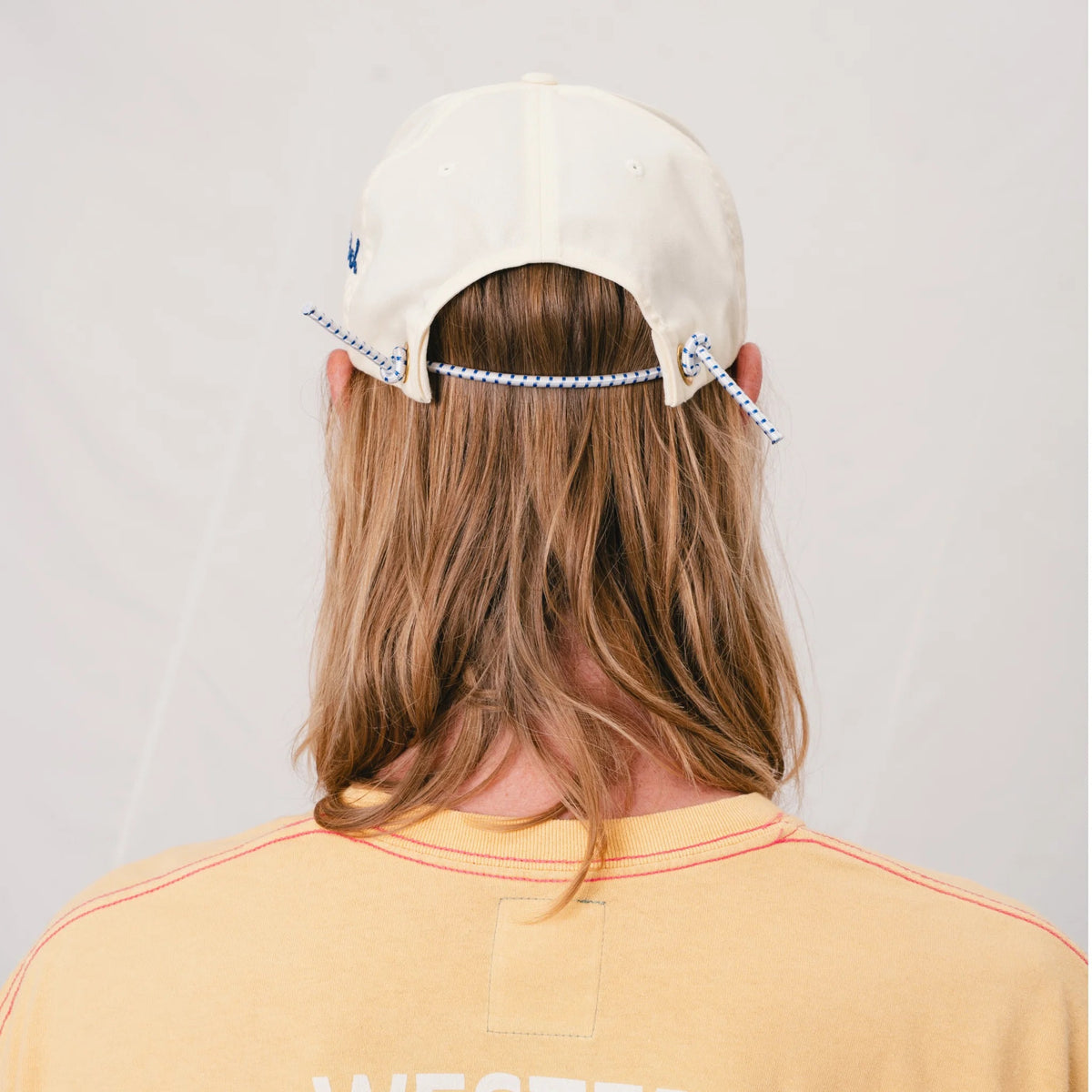 [WESTERN HYDRODYNAMIC RESEARCH] Chain Stitch Hat (Natural)