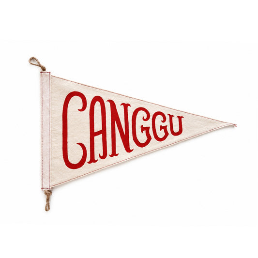 [SLIGHTLY CHOPPY] Canggu Flag_White