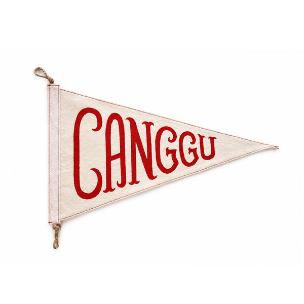 [SLIGHTLY CHOPPY] Canggu Flag_White