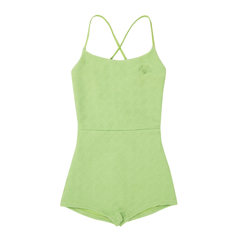 [Shell Collector] Zoe Onesie Lime