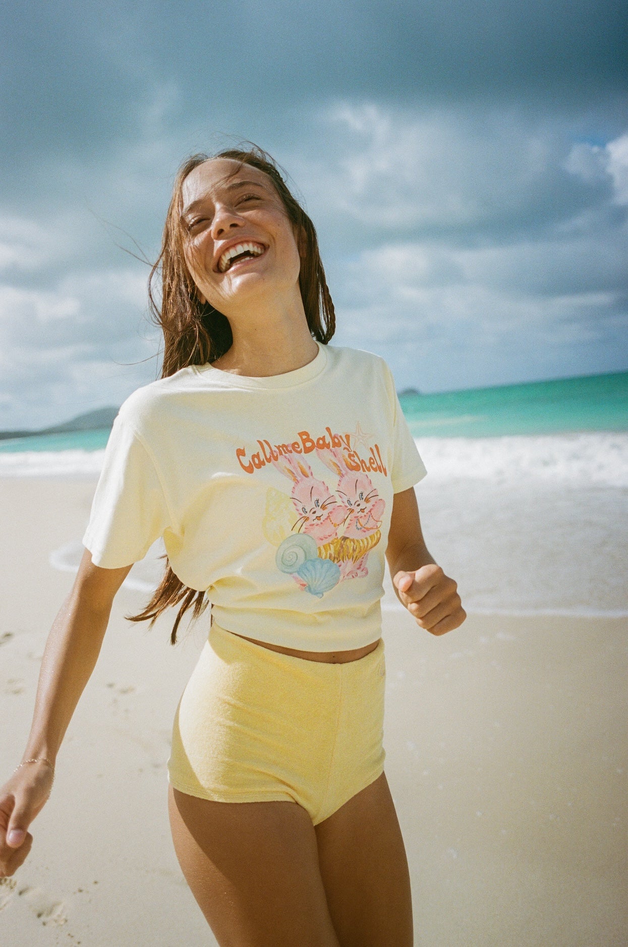 [Shell Collector] Chloe Terry Bikini Bottom Yellow