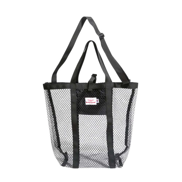 [Battenwear] Mesh tote (Black)