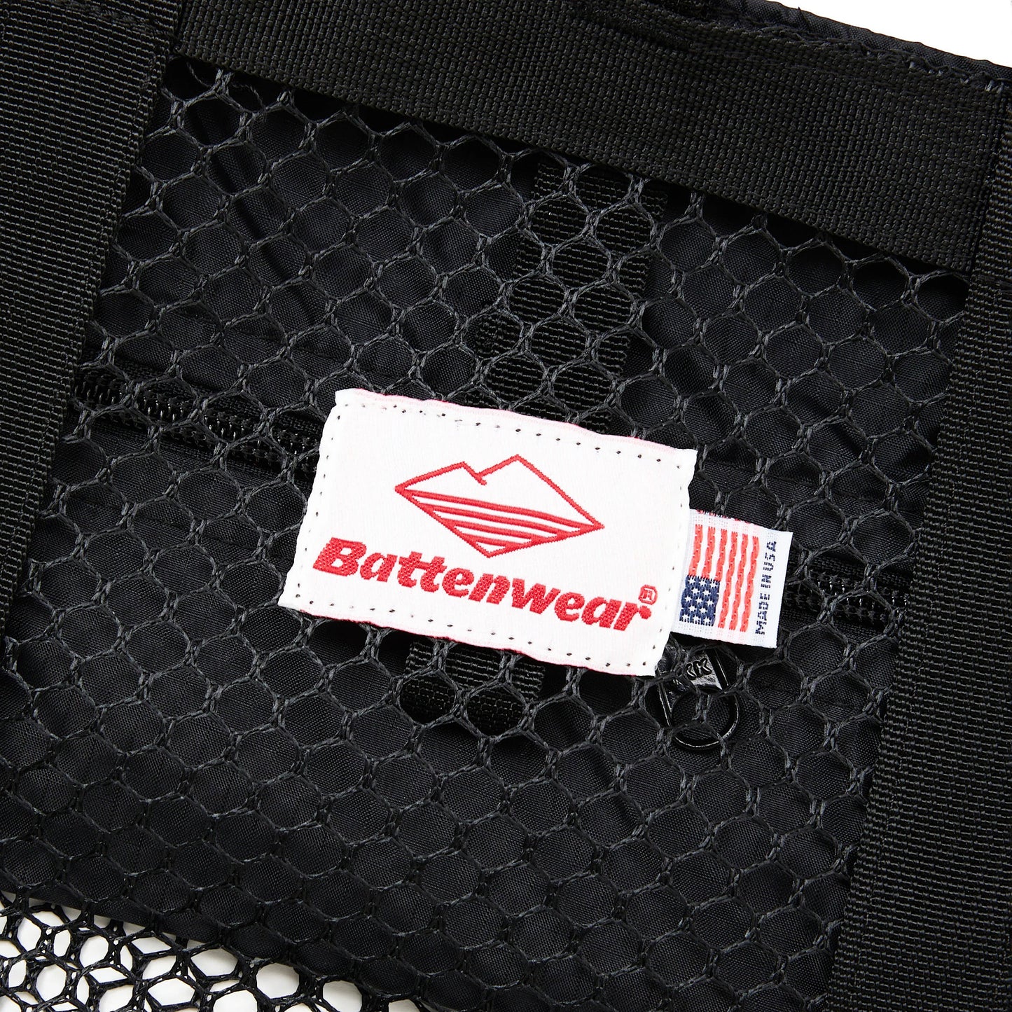 [Battenwear] Mini Mesh tote (Black)