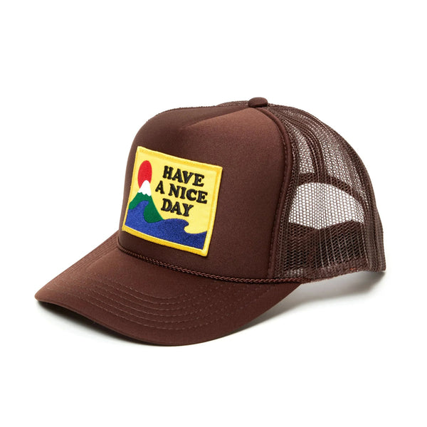 [Battenwear] H.A.N.D. Trucker Hat - Brown