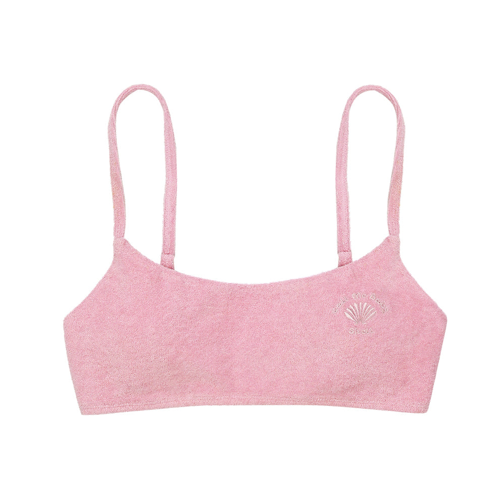 [Shell Collector] Chloe Terry Bikini Top Pink