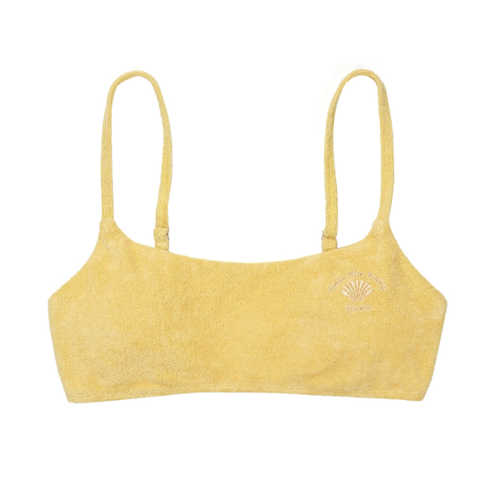 [Shell Collector] Chloe Terry Bikini Top Yellow